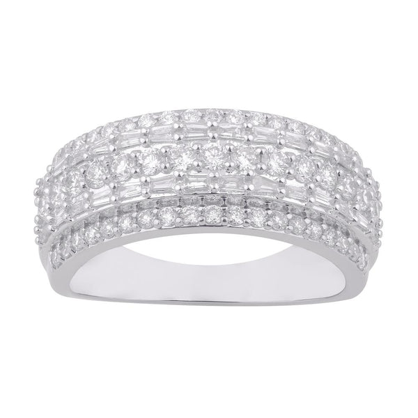 10KT WHITE GOLD 1.44 CARAT CLASSIC MENS BAND-0629139-WG
