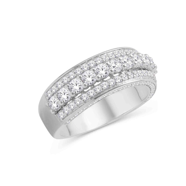10KT WHITE GOLD 1.75 CARAT CLASSIC LADIES BAND-0750002-WG