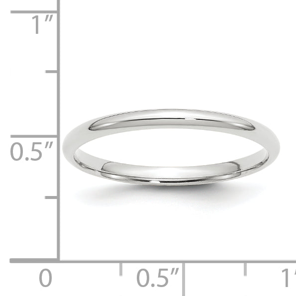 10KW 2mm LTW Comfort Fit Band Size 9