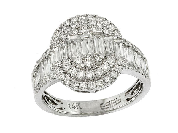 EFFY 14K WHITE GOLD DIAMOND RING