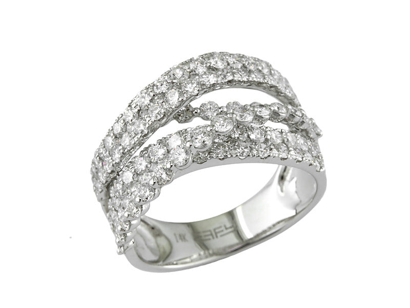 EFFY 14K WHITE GOLD DIAMOND RING