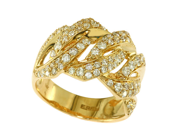 EFFY 14K YELLOW GOLD DIAMOND RING