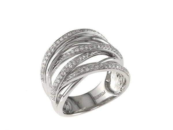 EFFY 14K WHITE GOLD DIAMOND RING
