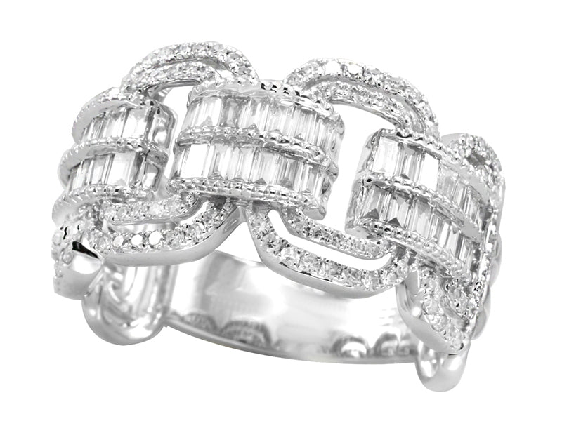 EFFY 14K WHITE GOLD DIAMOND RING