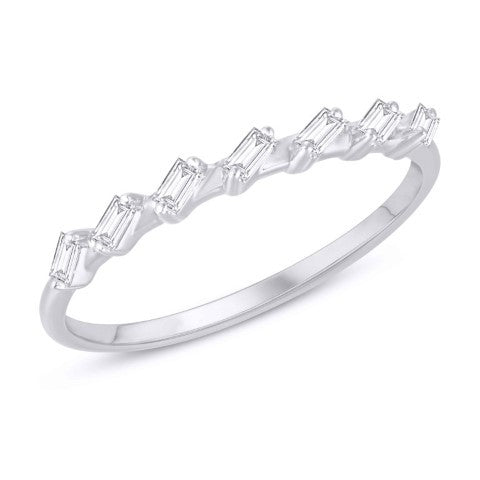 14K WHITE GOLD 0.30 CARAT FASHION LADIES BAND-0228064-WG