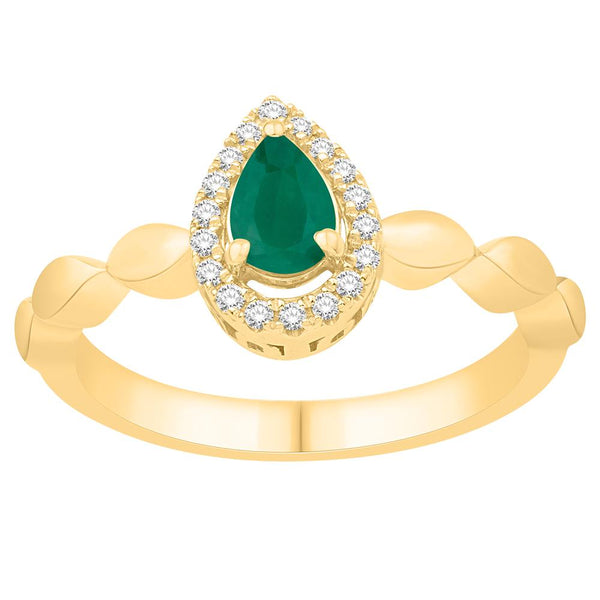 14KT-0.58CTW LADIESRING