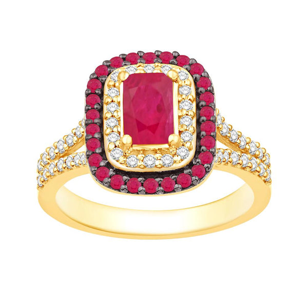 14KT-0.52CTW (0.99 RUBY) LADIESRING