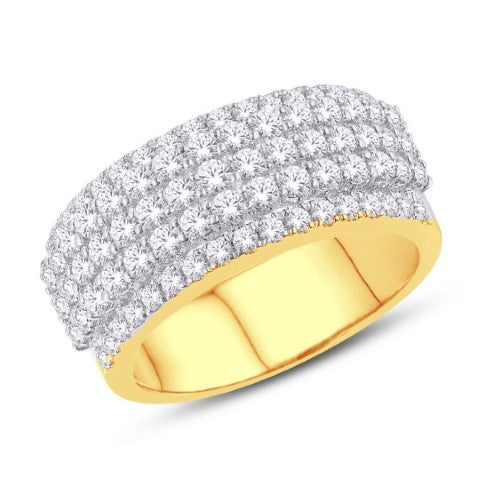 14K YELLOW GOLD 2.36 CARAT FASHION MENS RING-0326090-YG