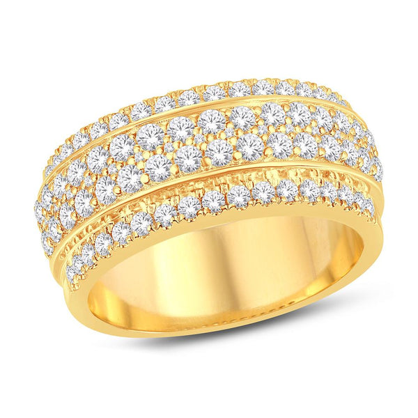 14K ALL YELLOW GOLD 1.47 CARAT CLASSIC MENS BAND-0625119-ALY