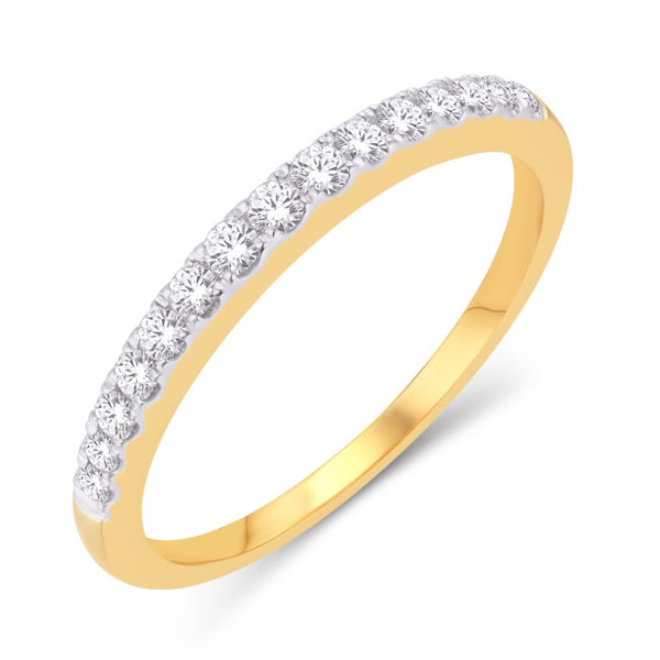 14K YELLOW GOLD 0.95 CARAT CLASSIC LADIES BAND-0725871-RG