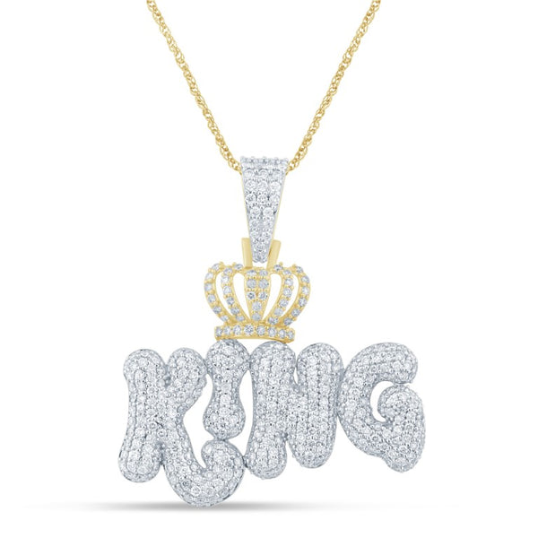 10KT YELLOW GOLD 2.13 CARAT KING HIPHOP PENDANT-1029540-YG