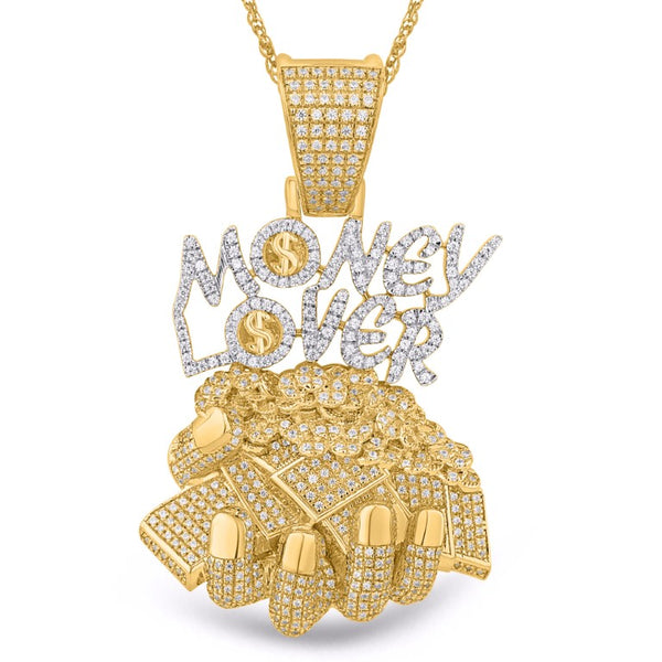 10KT YELLOW GOLD 1.20 CARAT MONEY LOVER HIPHOP-1029615-YG