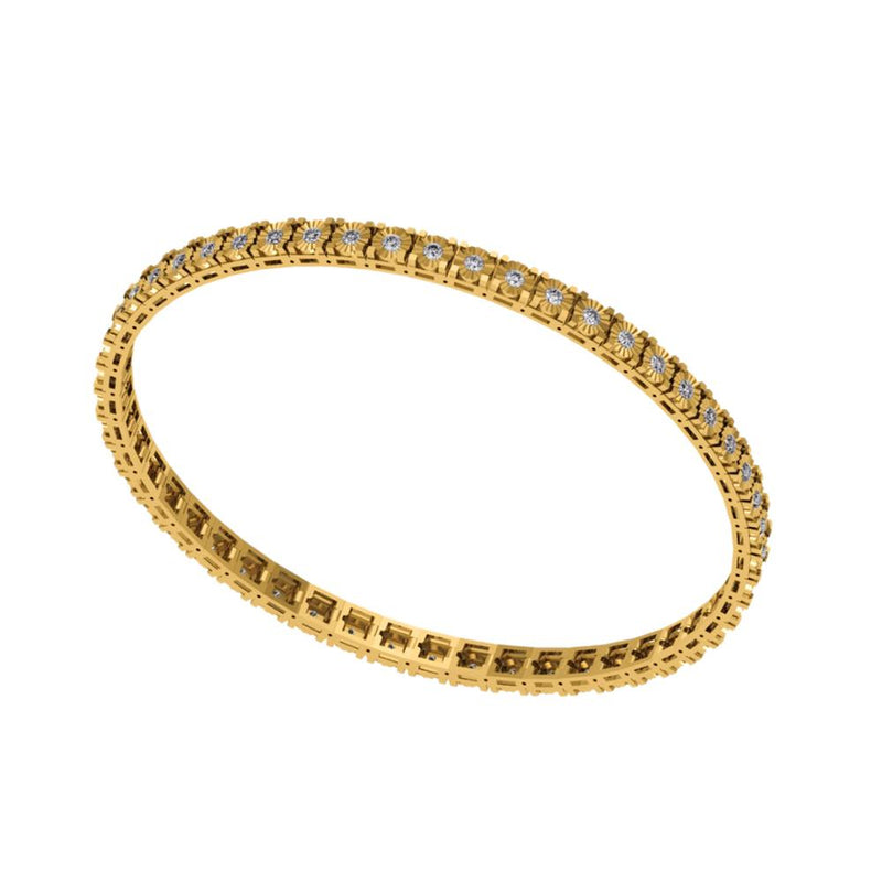 10KT YELLOW GOLD 0.70 CARAT CLASSIC LADIES BRACELET-1130006-YG