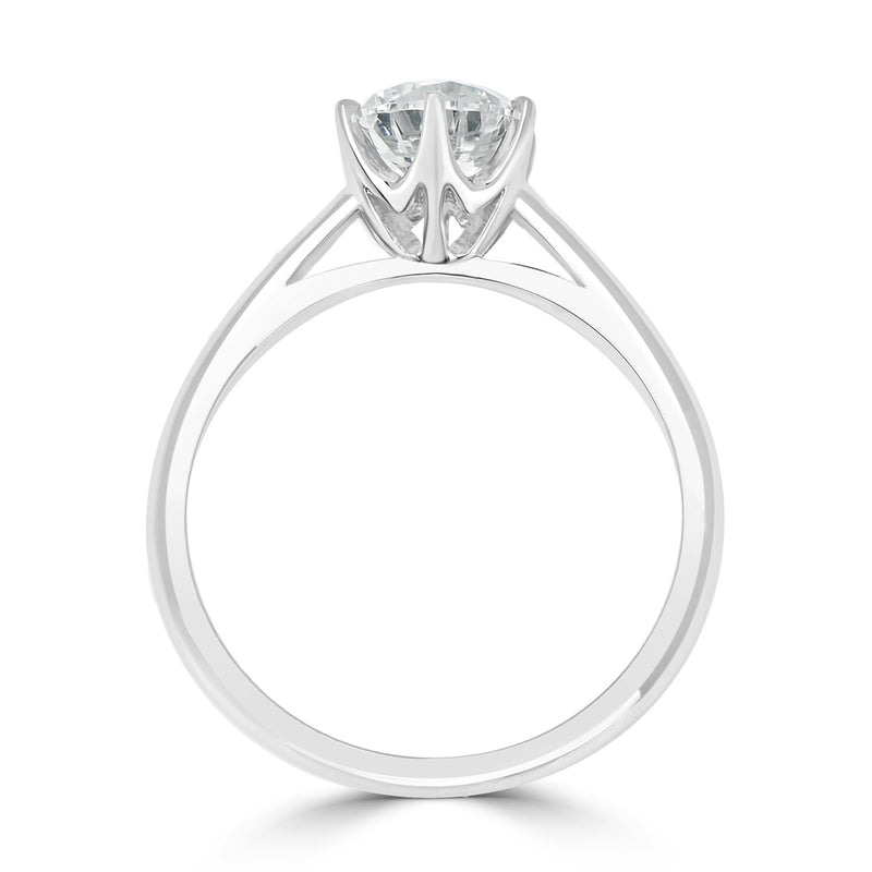 Six Claw Engagement Ring Solitaire