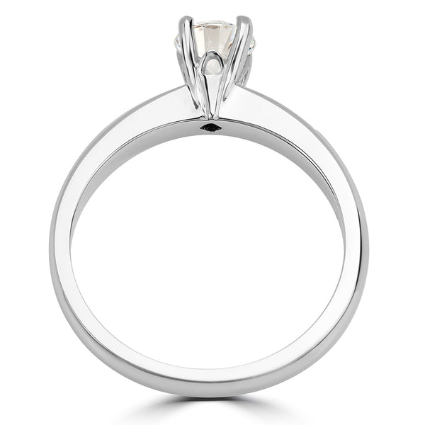 Pavé Set Four Claw Engagement Ring